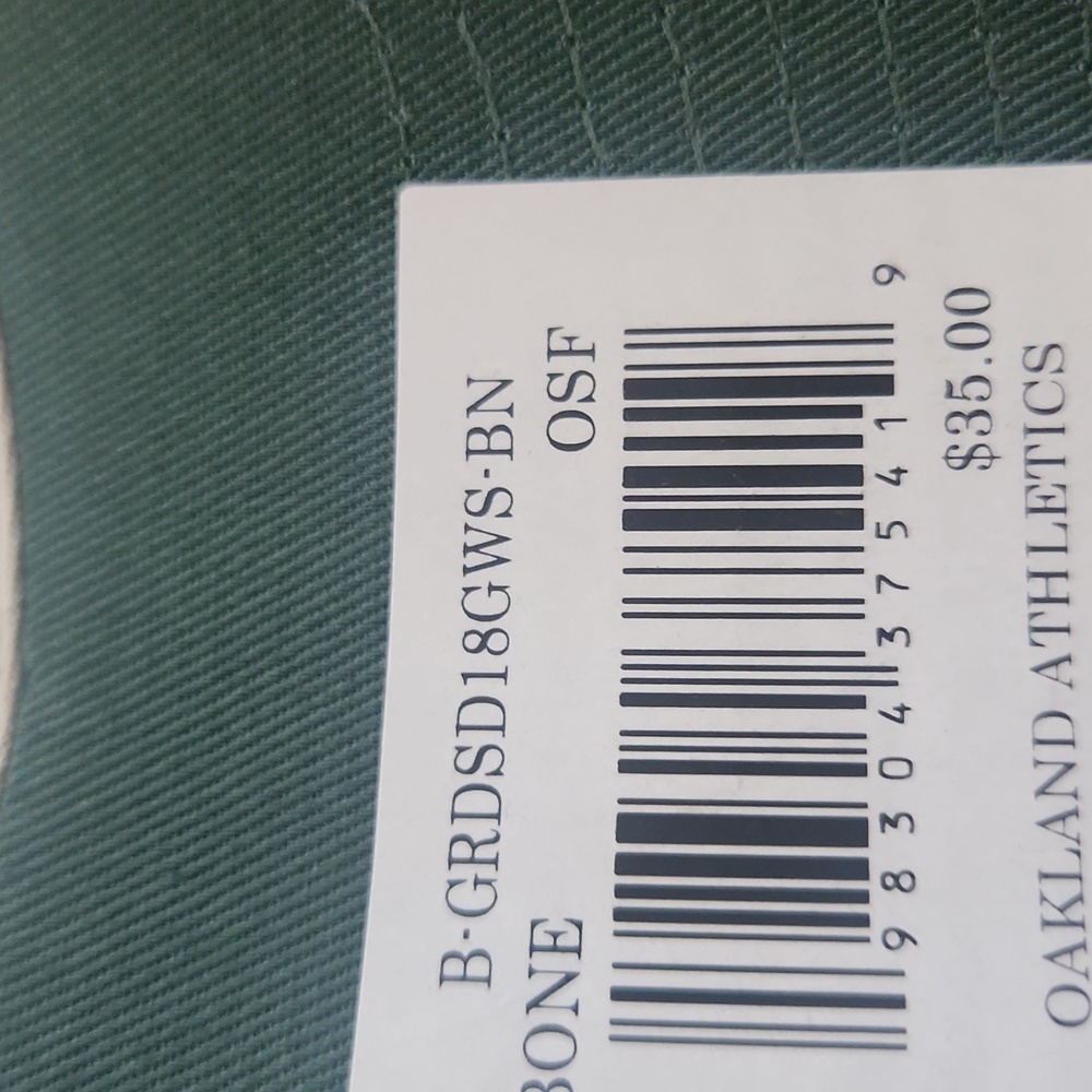 47 Brand Green and Tan A's Cap - Picture 6 of 6